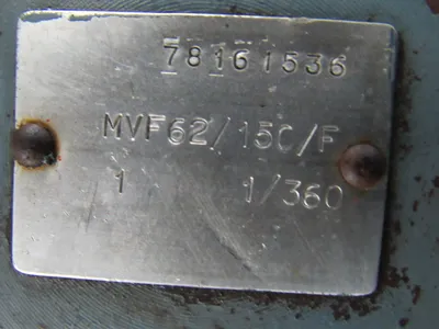 Bonfigloli MVF62/15C/F Worm Gearbox Speed Reducer Double Reduction 360:1