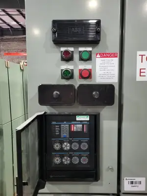 5 kV Motor Starter w/ 800A Vacuum Contactor, GE F35 Relay & 600E Fuses