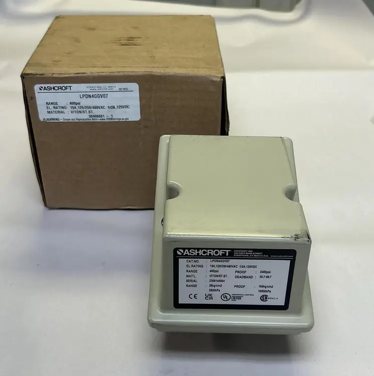 New | in-Stock ASHCROFT LPDN4GGV07 Miscellaneous Equipment (Electrical & Power) | Surplus Asset Holdings #1203520