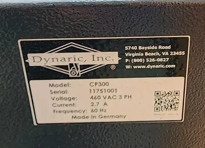 USED 2010 DYNARIC CP-300