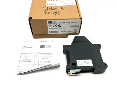 USED ASO SAFETY SOLUTIONS, AUTOMATION DIRECT SAFETY MAT AND EDGE RELAY