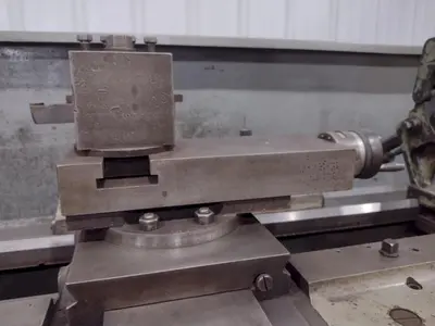 17" x 108" CLAUSING COLCHESTER MODEL #17 ENGINE LATHE, 3.25" HOLE: STOCK #22567