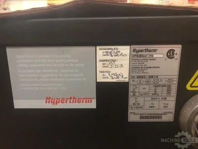 USED 2016 MESSER PLATE MASTER II