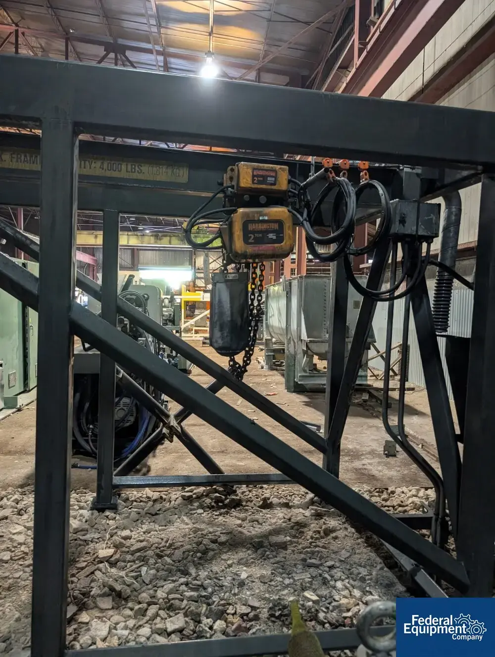 USED National Bulk Equipment NBE Super Sack Unloading Stand