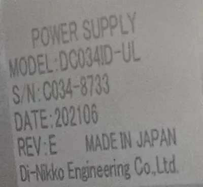 Nikko DC034ID-UL Power Supply Module (BIN753)