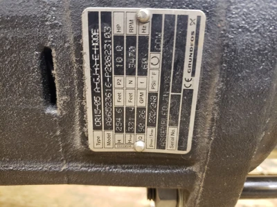 USED GRUNDFOS A9652361E-P20823103