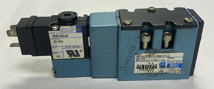 Used MAC VALVE MV-A1C-A111-PM-111JJ Solenoid Valves | Surplus Asset Holdings #1216819