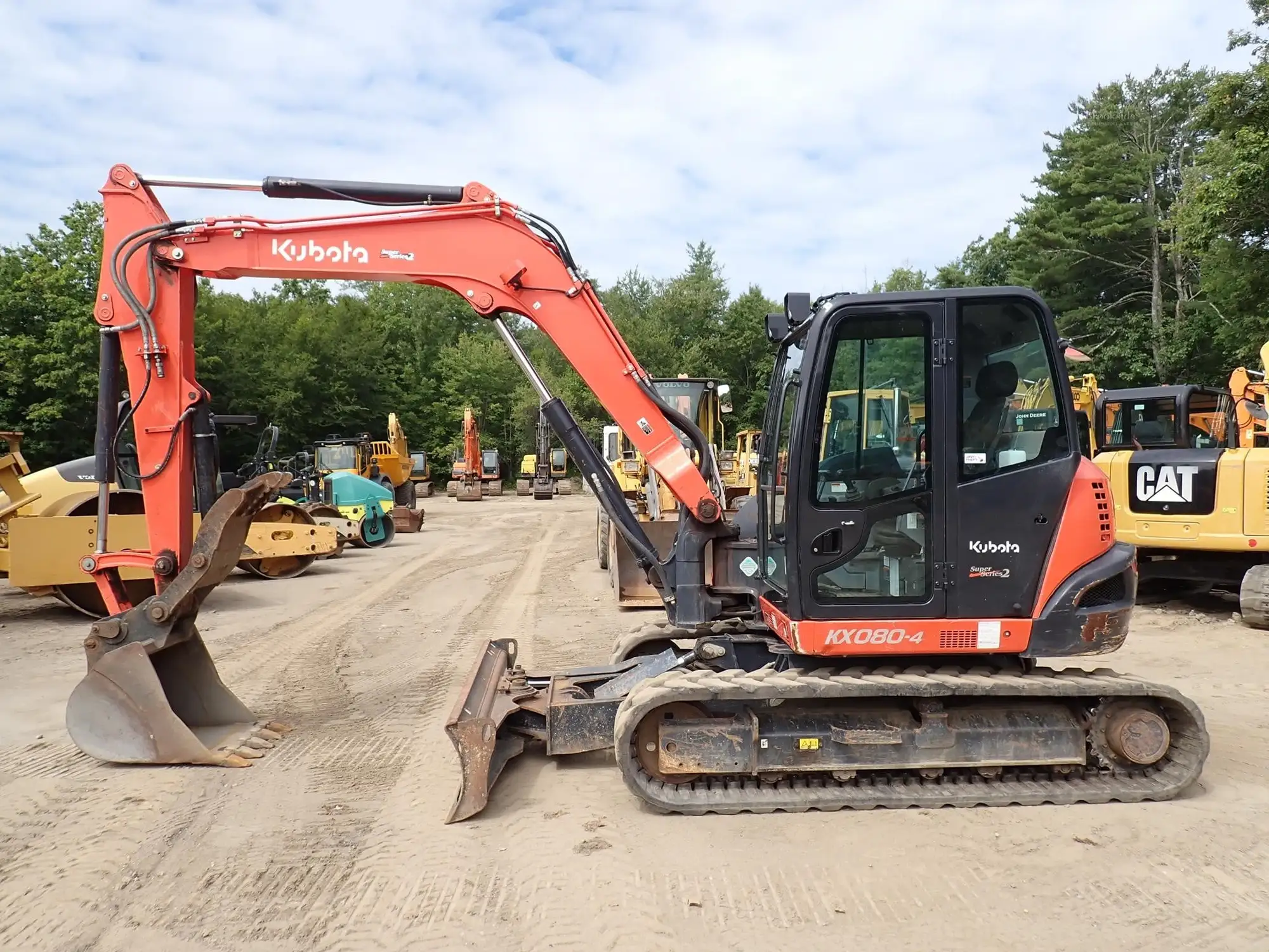 Used 2021 KUBOTA KX080-4S2 Crawler Excavators Massachusetts US | Brookside Equipment Sales #1422159