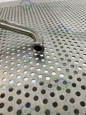 USED ITT PURE-FLO A208 DIAPHRAGM 4-WAY VALVES 90PSI W/ 3/4" AND 1" SANITARY FITTINGS