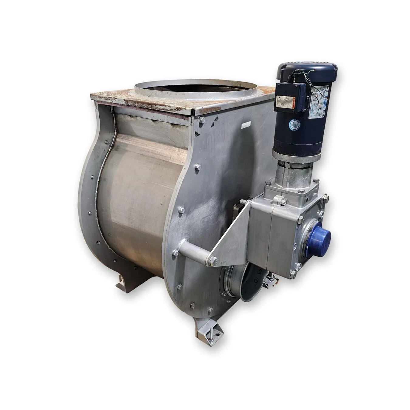 Used 20" diameter Mild Steel Rotary Airlock Star Valve - [Blow-thru]