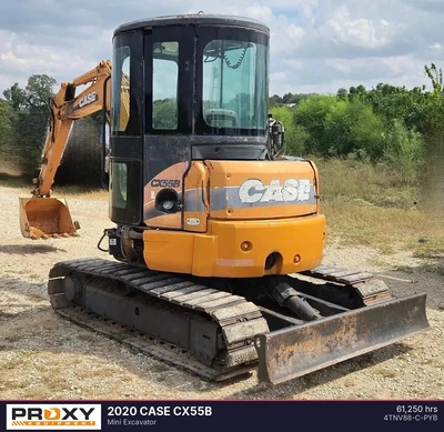 Used 2020 CASE CX55B Excavators Texas US | Proxy Equipment #1519333