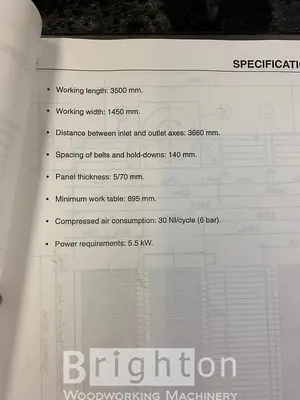 USED CEFLA PANEL AND DOOR FLIPPER