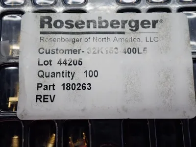 Used ROSENBERGER 32K153400L5 Connector Accessories | HGR 24 #753182