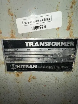 Used HITRAN _UNKNOWN_ Transformers | Surplus Asset Holdings #1203155