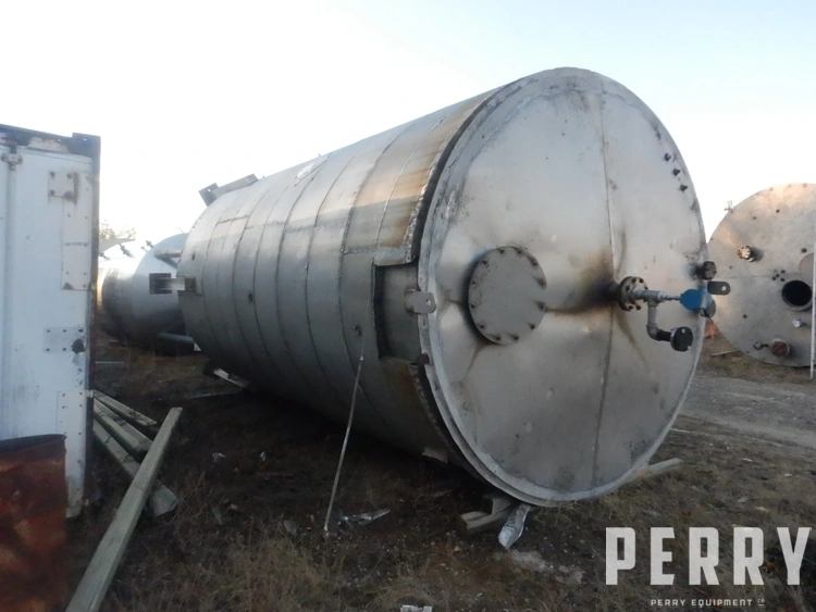 STEELPROINC. _UNKNOWN_ Tank S/S -10,000 To 19,999 Gal. (H=height, L=length) | Perry Equipment