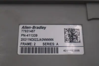 ALLEN BRADLEY 20G11ND022JA0NNNNN /A PowerFlex 755 AC DRIVE - STOCK 3731CC