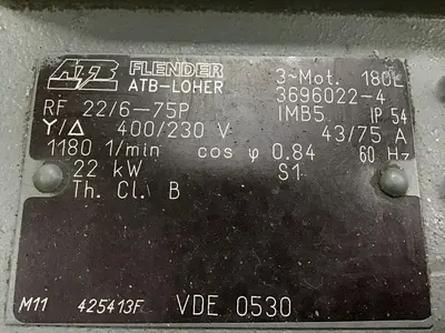 USED ATB FLENDOR RF22/6-75P