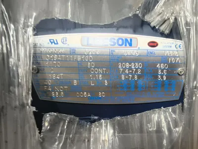 LEESON C184T11FB10D A.C. Motors | ESS Industrial Equipment Sales (5)