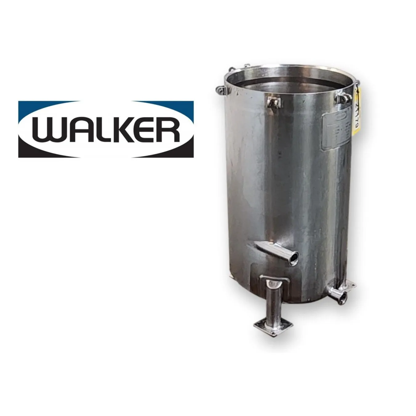 Used Walker 20 Gallon Stainless Steel Liquid Tank