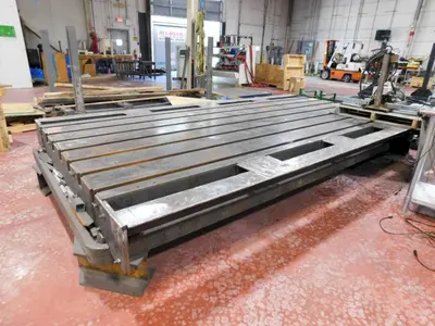 160" X 92" T-SLOT TABLE: YOBRO #24039