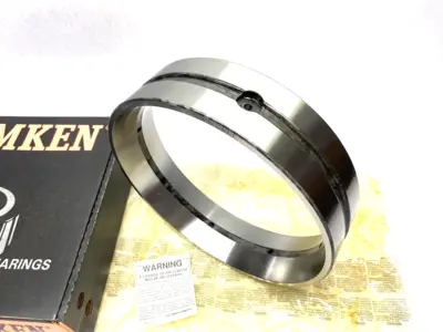 USED TIMKEN TAPERED ROLLER BEARING, DOUBLE CUP, 12.875" OD, 3.25" WIDTH
