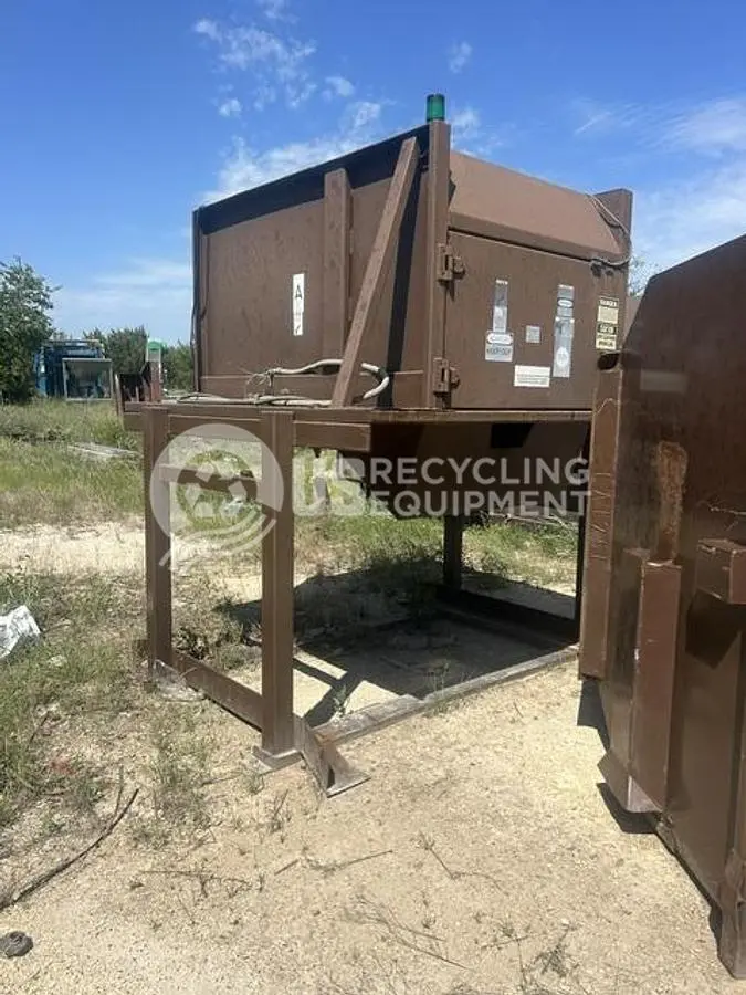 Used MARATHON VIP-6 VERTICAL COMPACTOR WITH 6YD BIN Misc Recycling Texas US | US Recycling Equipment #1292270
