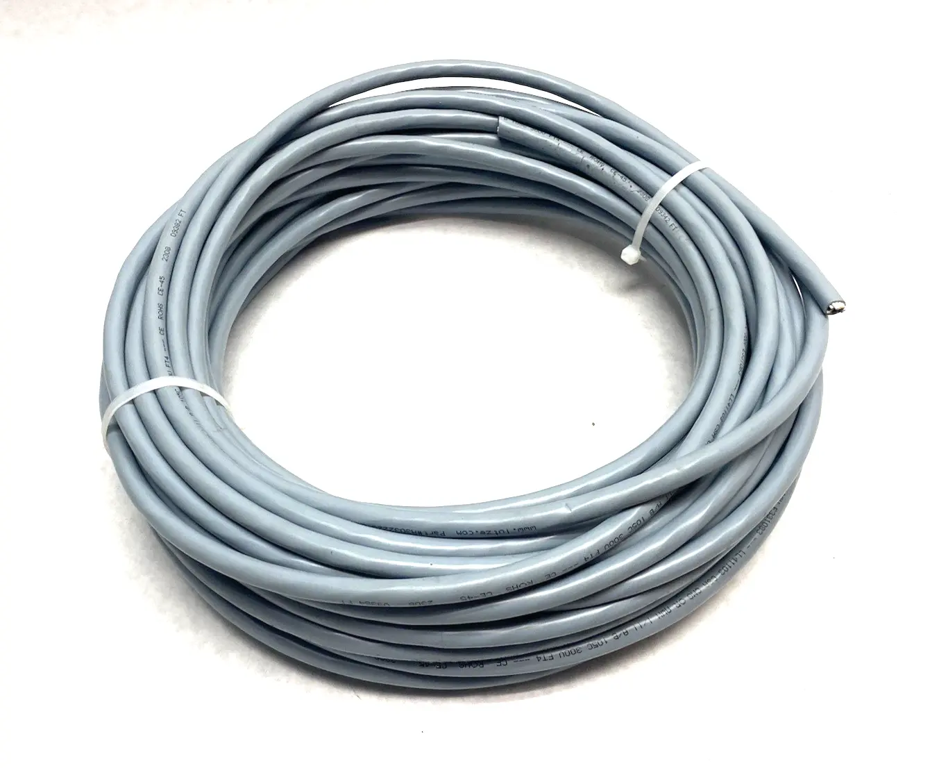 USED LUTZE FLEXIBLE ELECTRONIC CABLE PLTC PVC UNSHIELDED