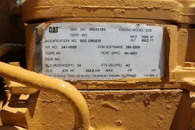 USED CATERPILLAR C-15