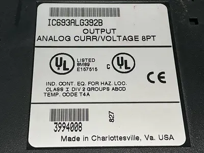 USED GE FANUC IC693ALG392B