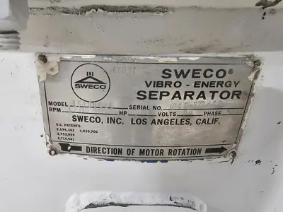 Used Sweco Vibrating Screen, 48''