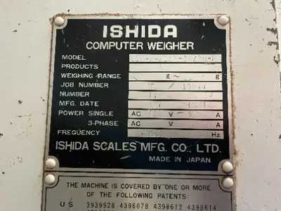 Used 1991 ISHIDA CCWZ216B2M/30PB Material Handling (misc) Ohio US | HGR 24 #728675