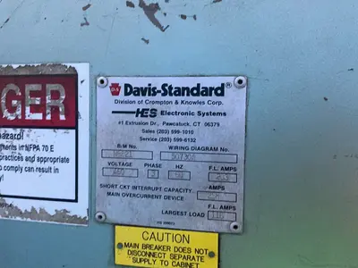 Used 1993 DAVISSTANDARD THERMATIC 35IN35 Misc Plastics Equipment Ohio US | HGR 24 #1453699