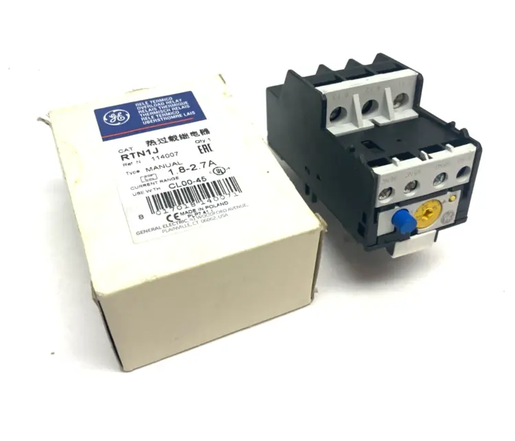 Used GENERAL ELECTRIC MANUAL OVERLOAD RELAY 1.8-2.7A Relays & Switches Michigan US | Maverick Industrial Sales #1092393