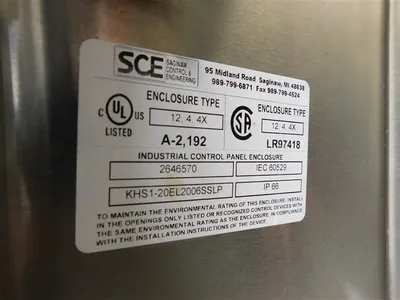 USED SCE SEC-20EL2006SSLP