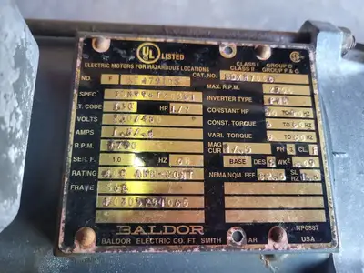 USED BALDOR FBT479105