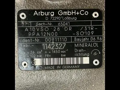 USED ARBURG A10VSO 28 DR /31R-PPA12N00-SO109