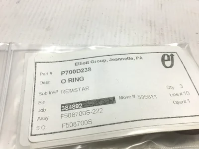 MISC LOT OF MULTI SIZE O-RINGS (LOT OF 10)