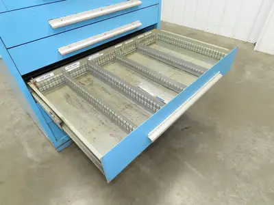 Nu-Era Modular Tool Storage Cabinet 9 Drawer 45x28x61" Stanley Vidmar Lista