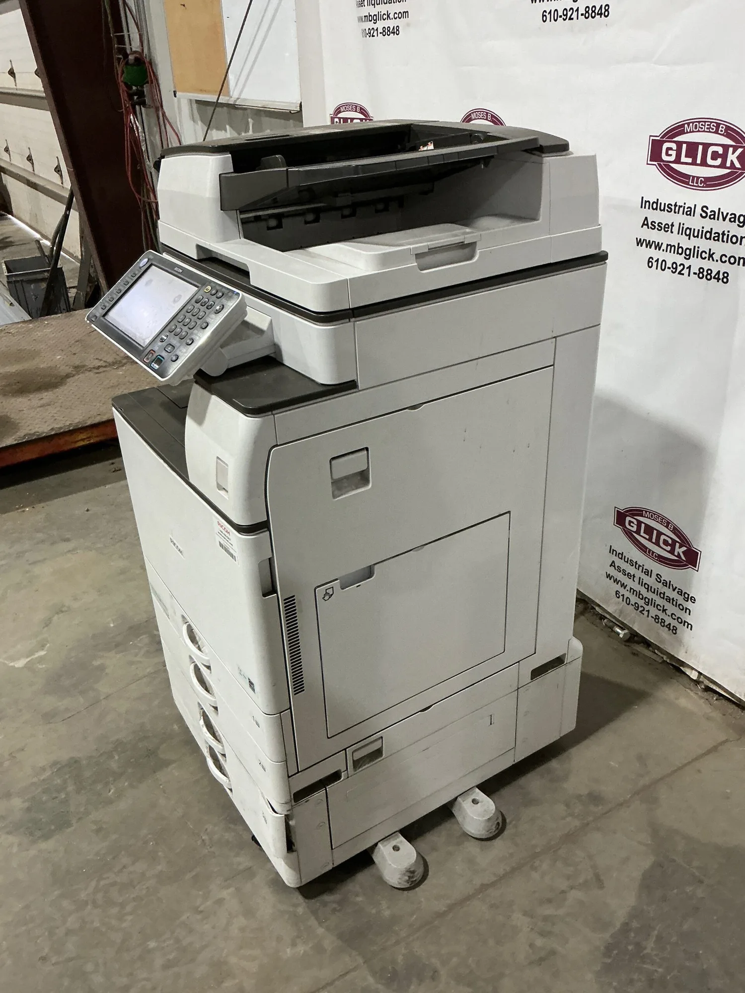 Ricoh MP 5054SP Black White Laser Multifunction Scanner Copier Fax Printer