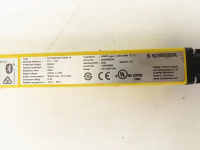 Schmersal SLC440COM-R-0650-14 Safety Light Curtain Receiver 650mm Parts/Repair