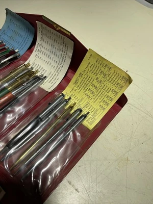 Vintage Newton Mfg Co Iowa Pen Advertising Sales Sample Sales Builder Binder