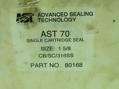 Advanced Sealing Technology AST 70 Single Cartridge Seal Size 1 5/8"