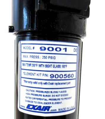 NEW EXAIR 9001 DRAIN FILTER 3/8