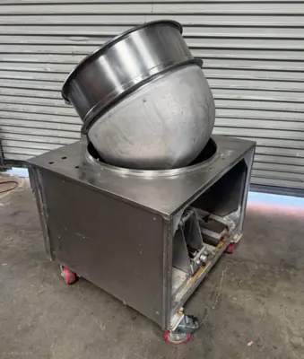 40 Gallon Stainless Steel Bowl Tilting Kettle