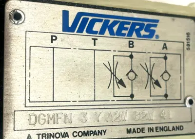 NEW VICKERS DGMFN-3-Y-A2W-B2W-41 FLOW CONTROL VALVE DGMFN3YA2WB2W41