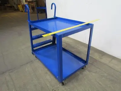 Vestil SPS2-2848 Two Shelf Order Picker Cart Steel Construction 1000lb Capacity