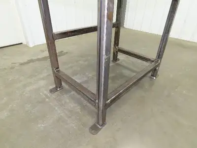 3/8" Steel Top Machine Base Welding Table Work Bench 36x24" Top 33" H