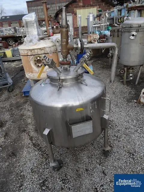 Used Stainless Metals Inc. 60 Gal Stainless Metals Receiver, S/S, 10# Stainless Steel Tanks Ohio US | Federal Equipment Company #125671