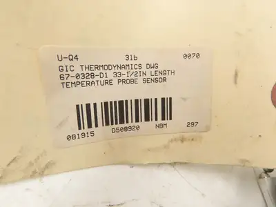 GIC Thermodynamics 67-0328-D1 Temperature Sensor 33.5"Probe 3/4"NPT