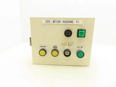 Pushbutton Hinged Electrical Enclosure 10x8x6"